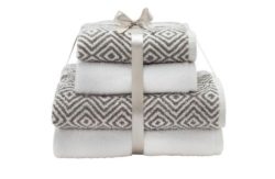 HOME - Aztec Contrast 4 Piece - Towel Bale
